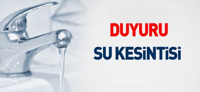 Su Kesintisi Duyurusu