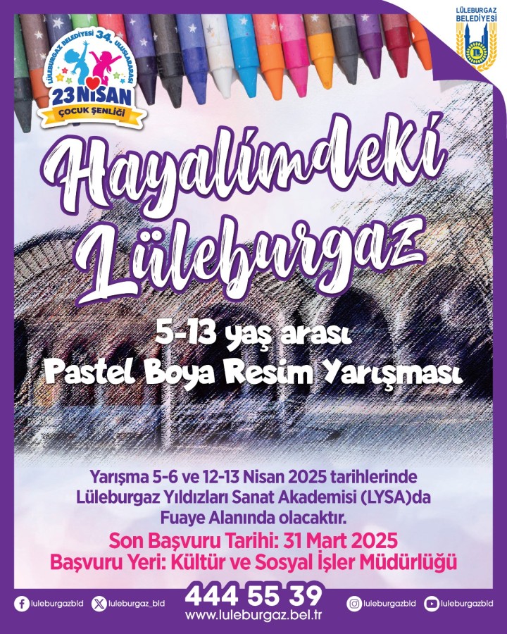 34. ULUSLARARASI 23 NİSAN ÇOCUK ŞENLİĞİ RESİM YARIŞMASI ŞARTNAMESİ