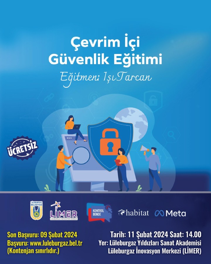 ÇEVRİM İÇİ GÜVENLİK EĞİTİMİ BAŞLIYOR!