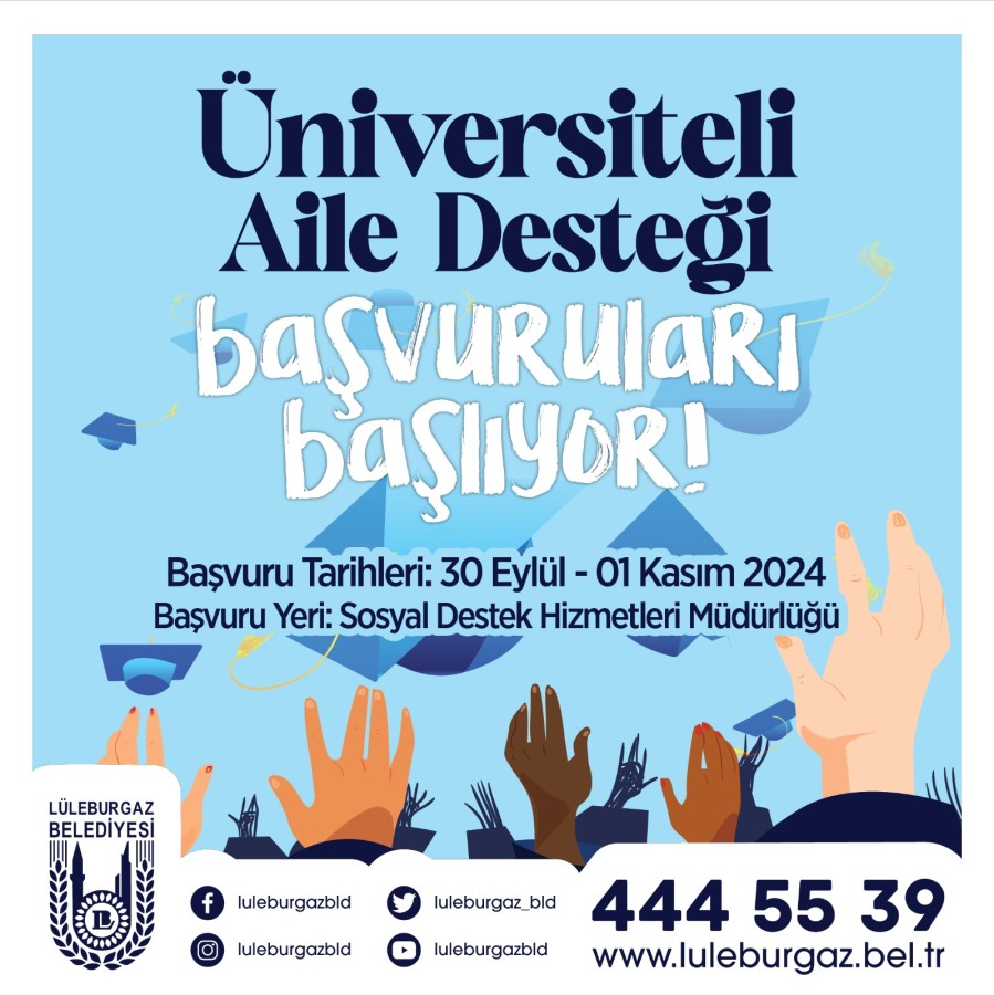ÜNİVERSİTELİ AİLE DESTEĞİ BAŞVURULARI BAŞLIYOR